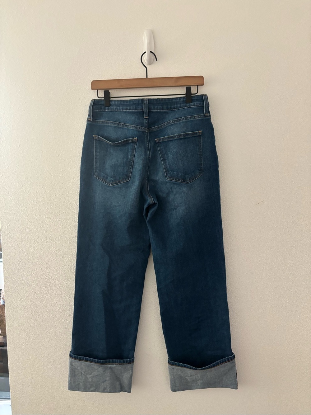 Kut from the Kloth sienna cuffed high waisted wide leg jeans - Picture 4 of 4
